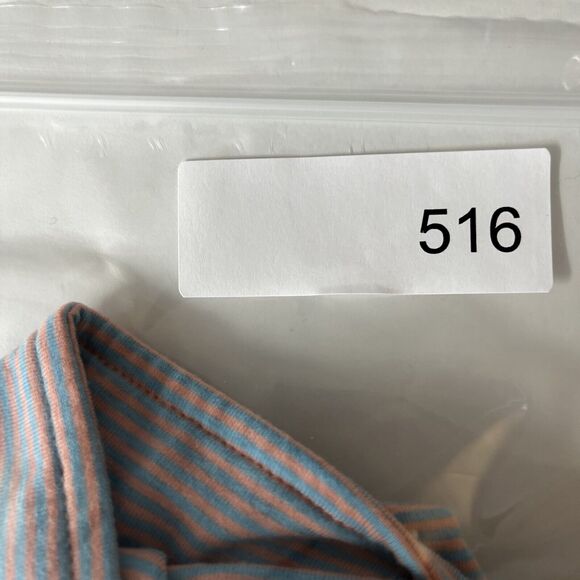 Vineyard Vines Polo Shirt Edgartown Mens Size XL Striped Pima Blend Golf Stretch - Picture 9 of 9